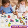 Wooden Magnets Painting Kit – Glow in the Dark Arts & Crafts for Kids Ages 4–12, Party Favors & Gift Activities - Image 3