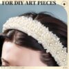 Pearl Beads Bracelet Making Kit – 720PCS Small Pearl & Gold Beads for Jewelry and Friendship Bracelets - Image 2