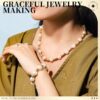 Pearl Beads Bracelet Making Kit – 720PCS Small Pearl & Gold Beads for Jewelry and Friendship Bracelets - Image 4
