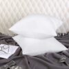 Pack of 2 Throw Pillow Inserts - 18x18 Inches Decorative Pillows for Bed and Couch - Image 5