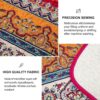 Boho Striped Quilt Set – King, 3-Piece, Colorful - Image 7