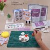 Air Dry Pottery Kit – 4.4 Lbs DIY Craft Set with Tools, Paints, Varnish & Guide for Beginners - Image 7