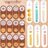 Cake Decorating Syringe Set with 6 Nozzles & 12 Cookie Decorating Tools - Image 3