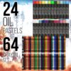 62-Piece Deluxe Wood Box Art Set – Includes Paints, Pastels, Pencils, Crayons & Sketch Pads - Image 3