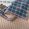 Fishing Quilt Set – Twin Size, Cabin Style with Sham, Blue Rustic Lakehouse Theme - Image 5
