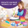 Pottery Wheel for Kids – Complete Kit with Clay, Tools & Apron - Image 3
