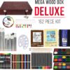 62-Piece Deluxe Wood Box Art Set – Includes Paints, Pastels, Pencils, Crayons & Sketch Pads - Image 7