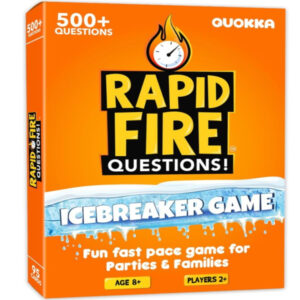 Icebreaker Cards – 500+ Questions for Family & Adult Game Nights, Travel-Friendly – Perfect for Ages 8-12