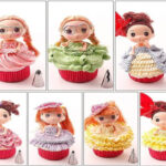 Suuker 7-Piece Pleated Skirt Piping Nozzles Set for Cake Decorating