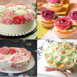 Hendiy 7-Piece Cake Decorating Tips Set for Icing & Fondant