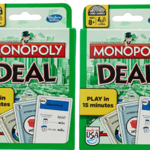 Monopoly Deal – Fast Card Game for Kids & Families, 2–5 Players, Ages 8+