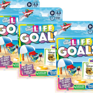 The Game of Life: Goals Card Game – Quick Family Fun for 2–4 Players, Ages 8+