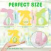 3pcs Colorful Easter Bunny Table Decor – Spring Tiered Tray Decoration for Home - Image 4