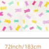 Happy Bunny Easter Table Runner – 72" Spring Decor for Home & Parties - Image 4