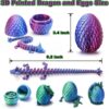 4-Pack 3D Dragon Eggs – Mystery Crystal Easter Basket Stuffers for Kids & Collectors - Image 2