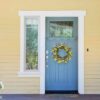 22" Spring Wreath – Daisy & Lavender Wildflower Decor for Door & Home - Image 2