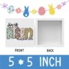 Christian Easter Wooden Box Decor – “He Is Risen” Matthew 28:6 Verse for Home or Office - Image 2