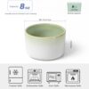 UNICASA Ramekins Set of 6 – 8 oz Oven-Safe Custard & Soufflé Cups, Light Green - Image 7