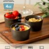 2.5oz Ceramic Ramekins Set of 6 – Matte Black Oven-Safe Soufflé & Custard Cups for Baking and Kitchen Decor - Image 7