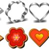 12pcs Metal Cookie Cutter Set – Heart, Star, Round & Flower Shapes for Baking - Image 6