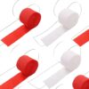 Red & White Crepe Paper Streamers – 6 Rolls (82ft Each) for Parties, Sports & Graduation Decor - Image 2