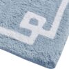 100% Cotton Bath Rug 20"x30" – Plush, Absorbent, Non-Slip, Quick Dry, Spa Style (Blue) - Image 4