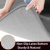 Bath Mat Rug 24"x17" – Soft, Thick, Non-Slip, Quick Dry, Machine Washable (Grey) - Image 3