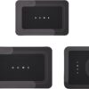 3-Piece Absorbent Bath Mat Set – Quick Drying, Non-Slip, Rubber Backed (Black, Various Sizes) - Image 4