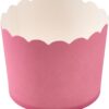 Sachet Pink Scalloped Baking Cups – 50 Count, Oven Safe Cupcake Cases with Delicate Edge - Image 3