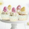 50pcs Colorful Greaseproof Baking Cups – 5oz Large Cupcake Liners for Weddings, Parties & Events (D) - Image 5
