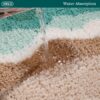 Microfiber Shaggy Rug 24"x16" – Soft, Absorbent, Non-Slip Floor Mat for Bathroom, Kitchen & More (Green) - Image 3