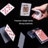 2 Decks Waterproof Playing Cards – Red & Blue, Premium Poker & Bridge Cards for Blackjack & Canasta - Image 2