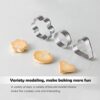 12pcs Metal Cookie Cutter Set – Heart, Star, Round & Flower Shapes for Baking - Image 2