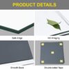 12 Pcs 12" Frameless Wall Mirror Tiles for Home Gym, Bedroom, Door & Bathroom - Image 2