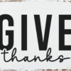 Give Thanks Metal Wall Sign – 11.8"x15.7" Vintage Fall Decor - Image 7