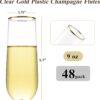 8-Pack Vintage Glasses – 4 Highball (11oz) & 4 Rocks Glasses (6oz) for Cocktails & Iced Beverages - Image 2