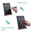 6-Pack Mini Chalkboards – Vintage Wooden Table Signs for Weddings & Décor - Image 5