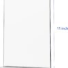 3-Pack 8.5x11 Acrylic Sign Holders – Vertical Double-Sided Display - Image 2