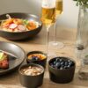 2.5oz Ceramic Ramekins Set of 6 – Matte Black Oven-Safe Soufflé & Custard Cups for Baking and Kitchen Decor - Image 2