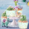 50pcs Colorful Greaseproof Baking Cups – 5oz Large Cupcake Liners for Weddings, Parties & Events (D) - Image 2