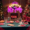 Dimmable “Let’s Party” Neon Sign – LED Light for Wedding, Bachelorette & Birthday Décor - Image 2