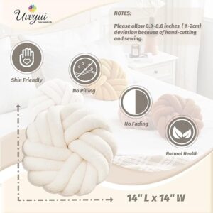 Soft Plush Round Cushion for Bed, Couch & Living Room