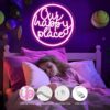 “Our Happy Place” Neon Sign – LED Wall Décor for Bedroom, Living Room, and Parties - Image 5