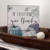 Give Thanks Fall Sign – 6"x6" Rustic Wood Thanksgiving Decor - Image 5
