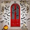 100pcs 3D Halloween Bats – PVC Wall Stickers for Indoor/Outdoor Party & Home Décor - Image 4