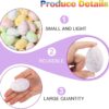 120 Pcs 2.36" White Speckled Foam Easter Eggs for Crafts & Decor - Image 4