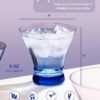8oz Stemless Cocktail Glasses – Colored Drinkware for Margaritas - Image 4