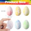 120 Pcs 2.36" White Speckled Foam Easter Eggs for Crafts & Decor - Image 5