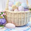 120 Pcs 2.36" White Speckled Foam Easter Eggs for Crafts & Decor - Image 3