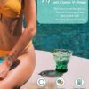 8oz Stemless Cocktail Glasses – Colored Drinkware for Margaritas - Image 2